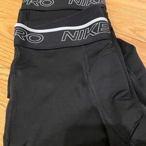 2 Pair-NIKE Pro Men’s Dri-FIT Fitness Tights-Size Medium